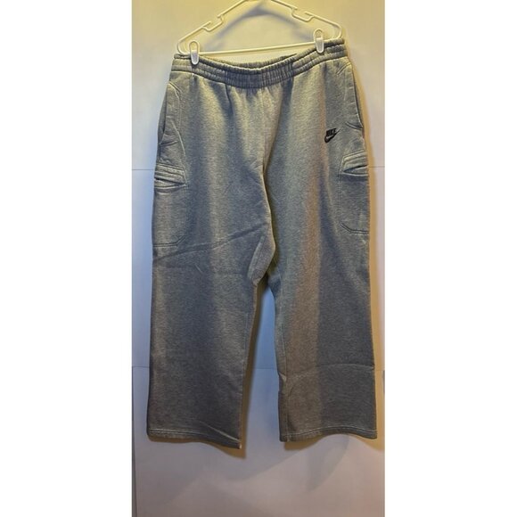 Nike‎ Wideleg Sweat Pants (Large) Vintage Gray Tag 90s Nike - Picture 1 of 10
